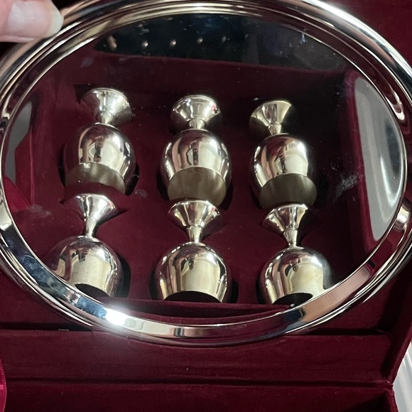 Godinger Silver Art Cordial set - Picture 4 of 9